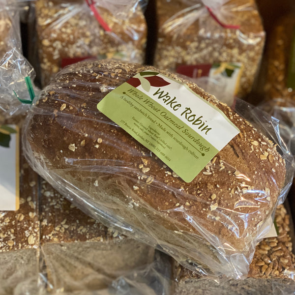 Whole Wheat Oatmeal Sourdough Loaf