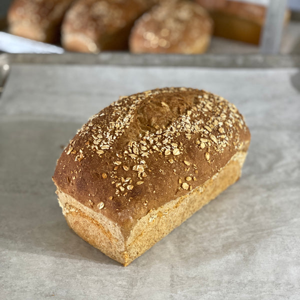 Whole Wheat Oatmeal Sourdough Bread